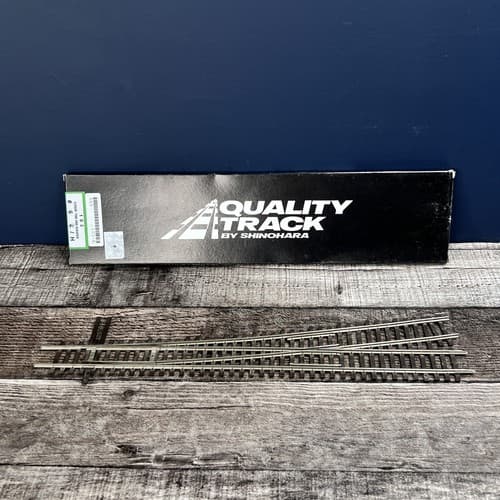 Quality Track by Shinohara HO Scale Code 100 #6 Curved L/H Track Made in Japan