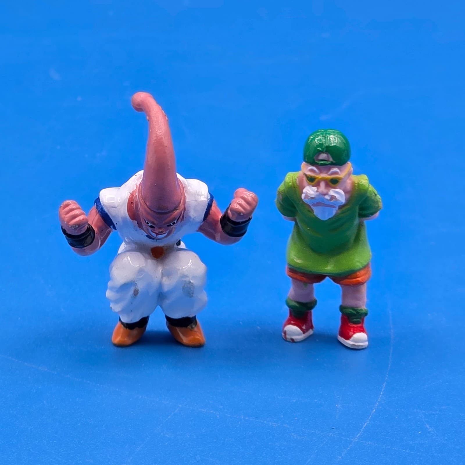 Dragon Ball Z Master Roshi & Majin Buu Mini BS STA Bandai Irwin DBGT DBZ 1.5"