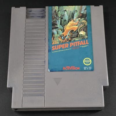 Super Pitfall NES Nintendo Entertainment System, 1987 - Tested