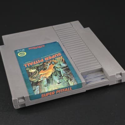 Super Pitfall NES Nintendo Entertainment System, 1987 - Tested - Thumbnail 3