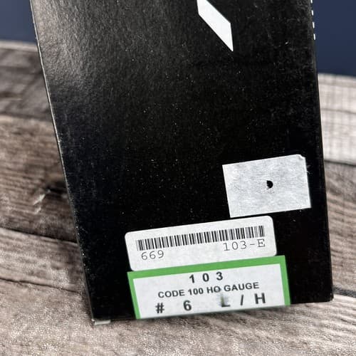 Quality Track by Shinohara HO Scale Code 100 #6 Curved L/H Track Made in Japan - Thumbnail 3