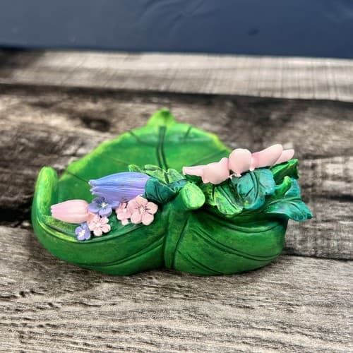 Walt Disney Peter Pan Tinker Bell Sticky Note Holder Desk Accessory Leaf 46528 - Thumbnail 4