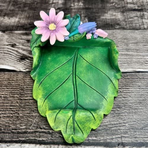 Walt Disney Peter Pan Tinker Bell Sticky Note Holder Desk Accessory Leaf 46528 - Thumbnail 2