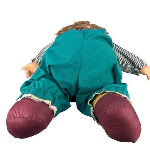 Vintage collectible Ice Cream Doll 1980’s Boy Rare Overalls 24” Huge - Thumbnail 4