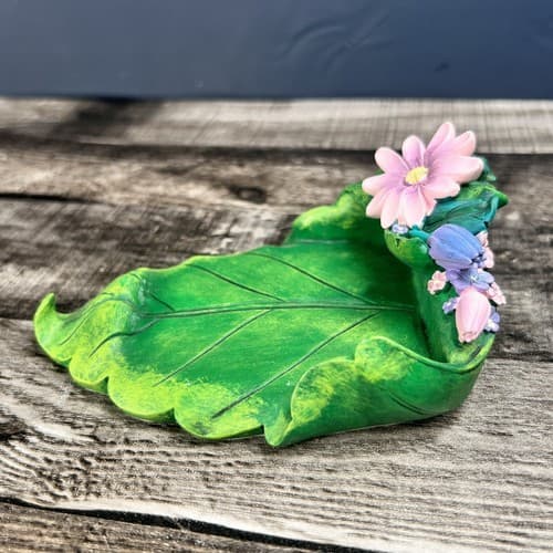 Walt Disney Peter Pan Tinker Bell Sticky Note Holder Desk Accessory Leaf 46528 - Thumbnail 3