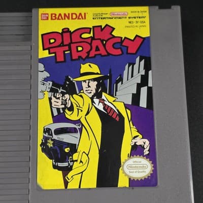 Nintendo NES Dick Tracy (1990) Game Cartridge Only Tested OEM - Thumbnail 2