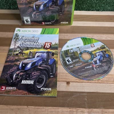FARMING SIMULATOR 15 (Microsoft Xbox 360, 2015) Complete | CIB ~Tested & Working - Thumbnail 2