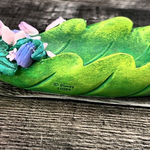 Vintage Disney Ceramic Tinker Bell Paper Clip Dish Desk - Thumbnail 2