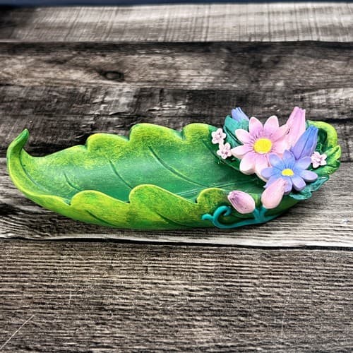 Vintage Disney Ceramic Tinker Bell Paper Clip Dish Desk - Thumbnail 5