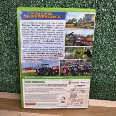 FARMING SIMULATOR 15 (Microsoft Xbox 360, 2015) Complete | CIB ~Tested & Working - Thumbnail 6