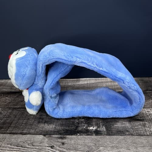 Doraemon Charador Muffler Stuffed Toy Bandai Original Blue - Thumbnail 6