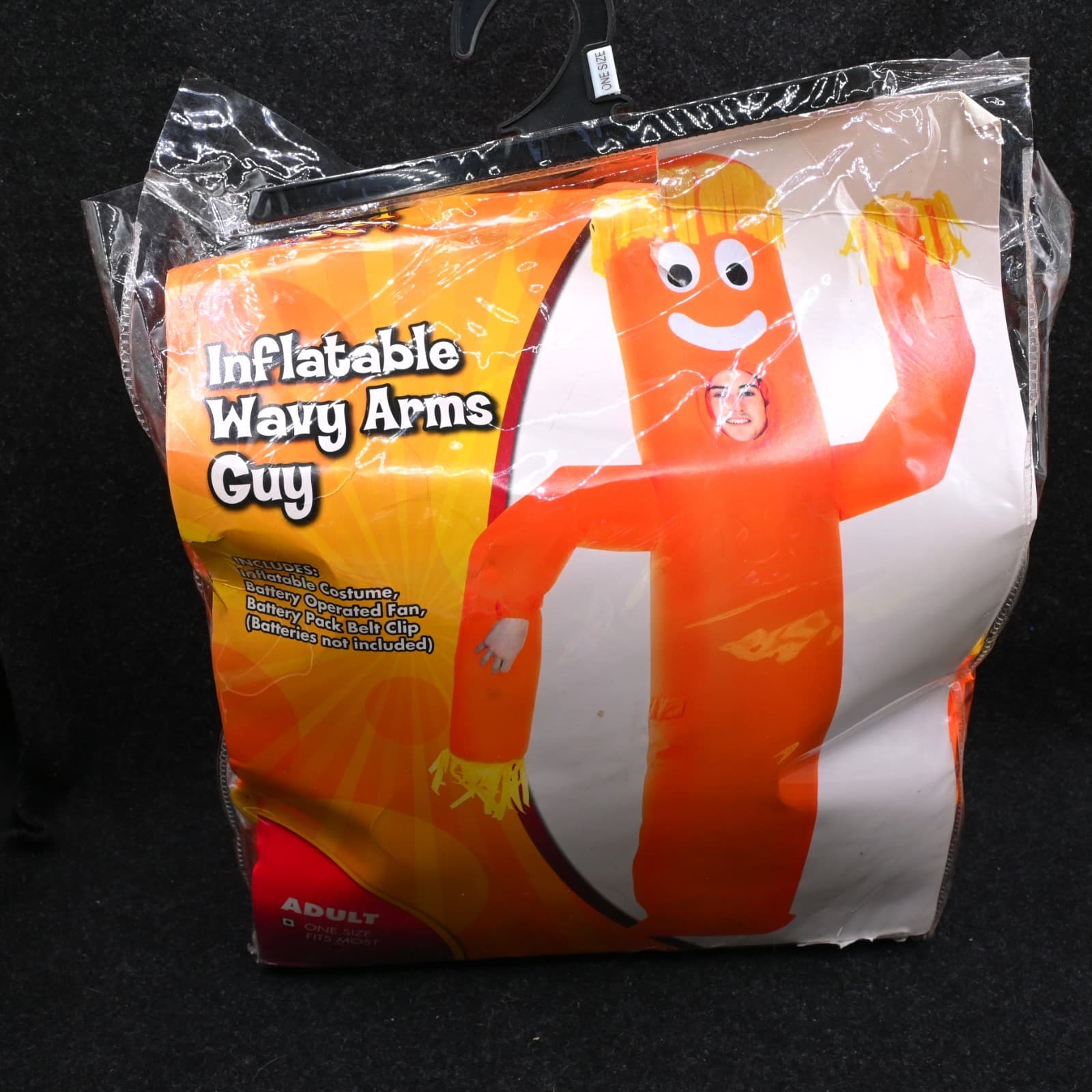 Inflatable Wavy Arms Guy Spirit Halloween Costume Adult Size One Size Fits Most - Thumbnail 4