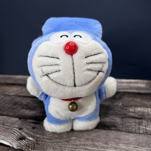 Doraemon Charador Muffler Stuffed Toy Bandai Original Blue - Thumbnail 2