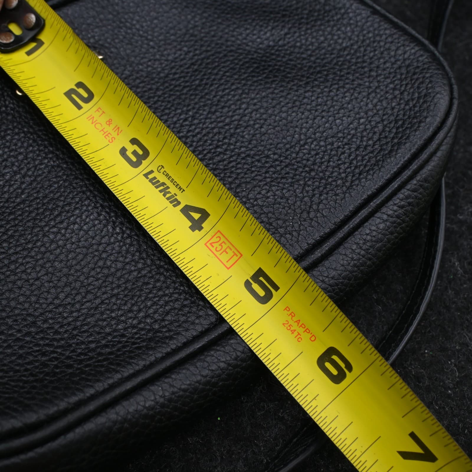 READ Coach Mini Jamie Camera Bag Black Pebble Leather Signature Crossbody Purse - Thumbnail 15