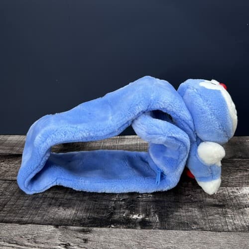 Doraemon Charador Muffler Stuffed Toy Bandai Original Blue - Thumbnail 4