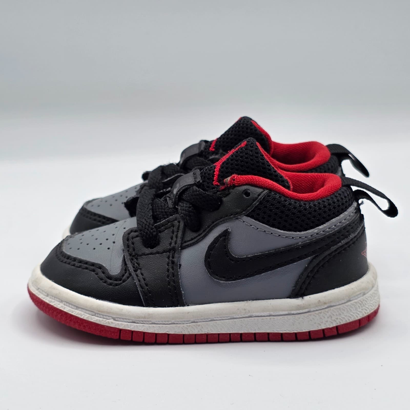 Nike jordan 1 low BT 4C Black Red Grey 644476-020 - Thumbnail 2