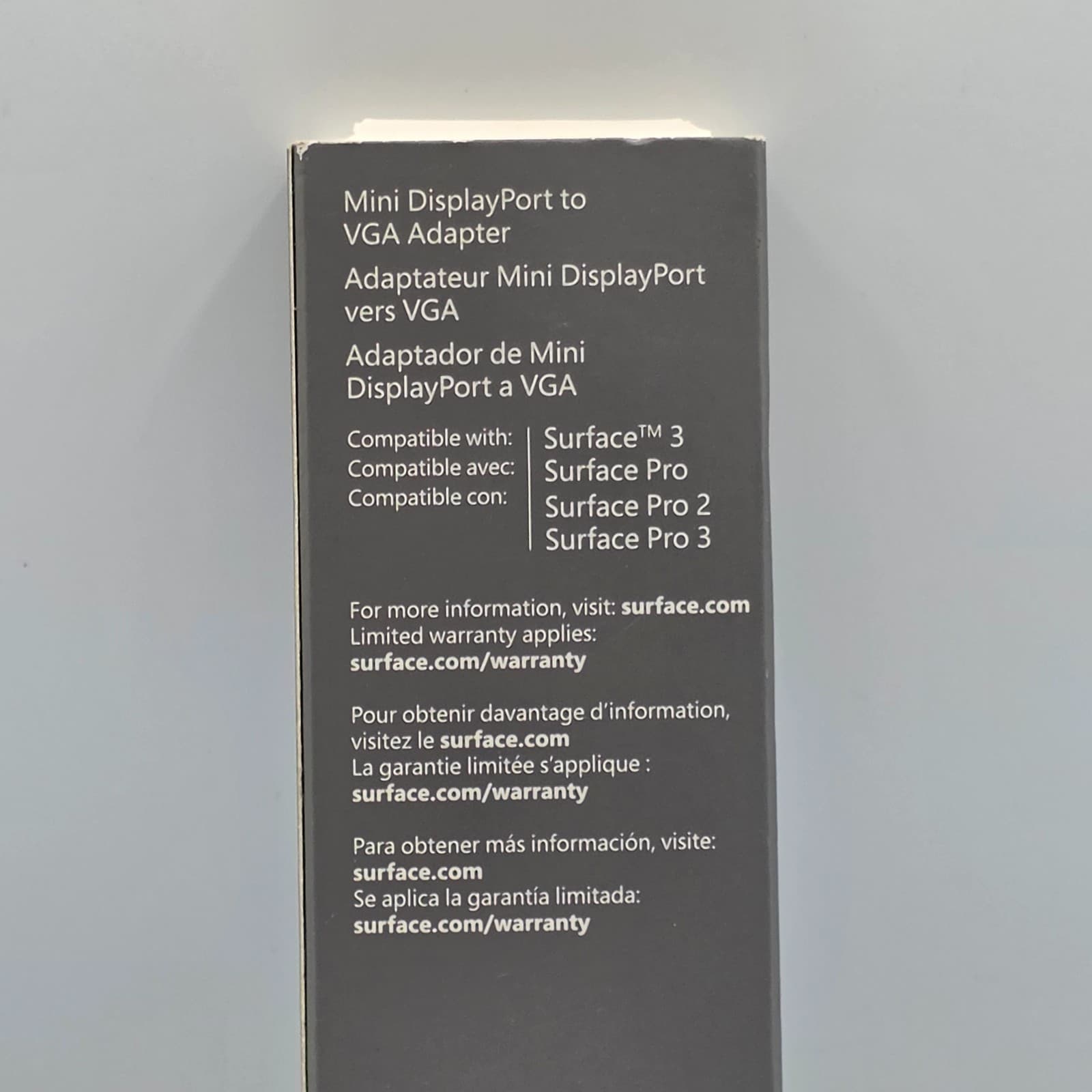 Microsoft Surface Mini DisplayPort to VGA Adapter 1554 R7X-00018 For Surface 3 P - Thumbnail 5