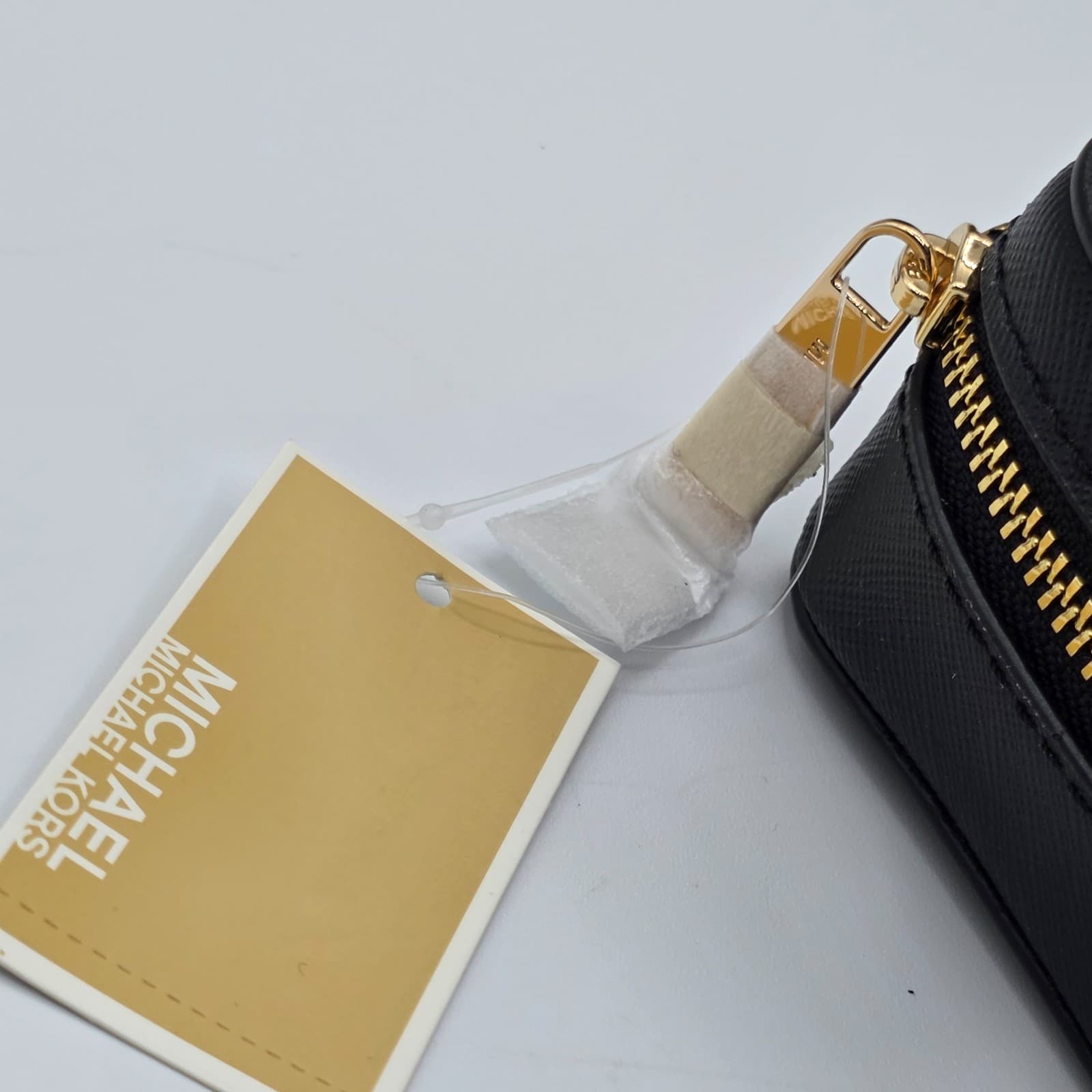 NWT Michael Kors Giftables Small Jewelry Case Box Leather Black Travel $128 MK - Thumbnail 4