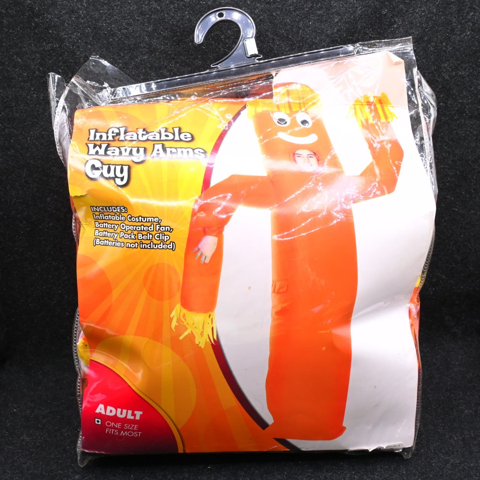 Inflatable Wavy Arms Guy Spirit Halloween Costume Adult Size One Size Fits Most - Thumbnail 2