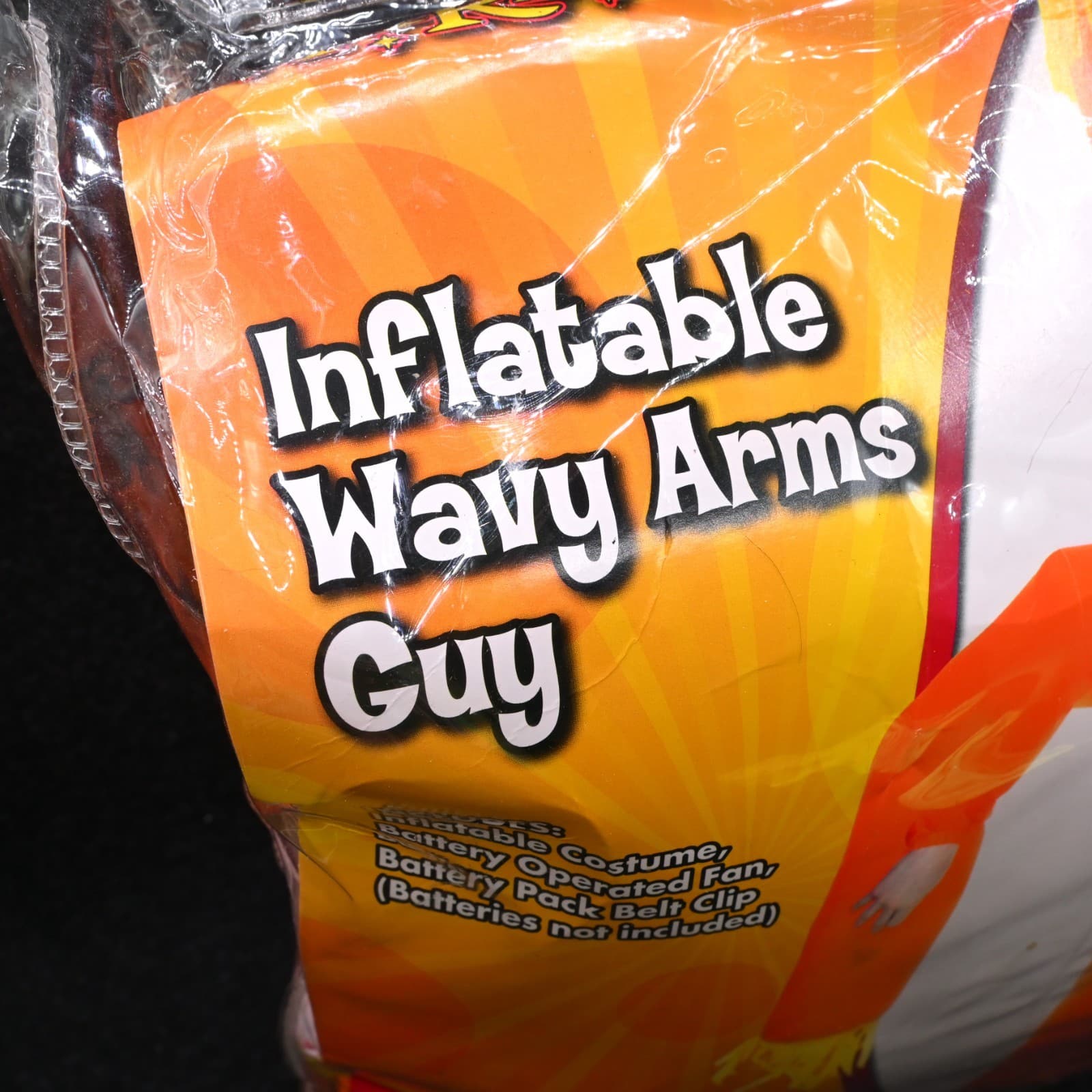 Inflatable Wavy Arms Guy Spirit Halloween Costume Adult Size One Size Fits Most - Thumbnail 5