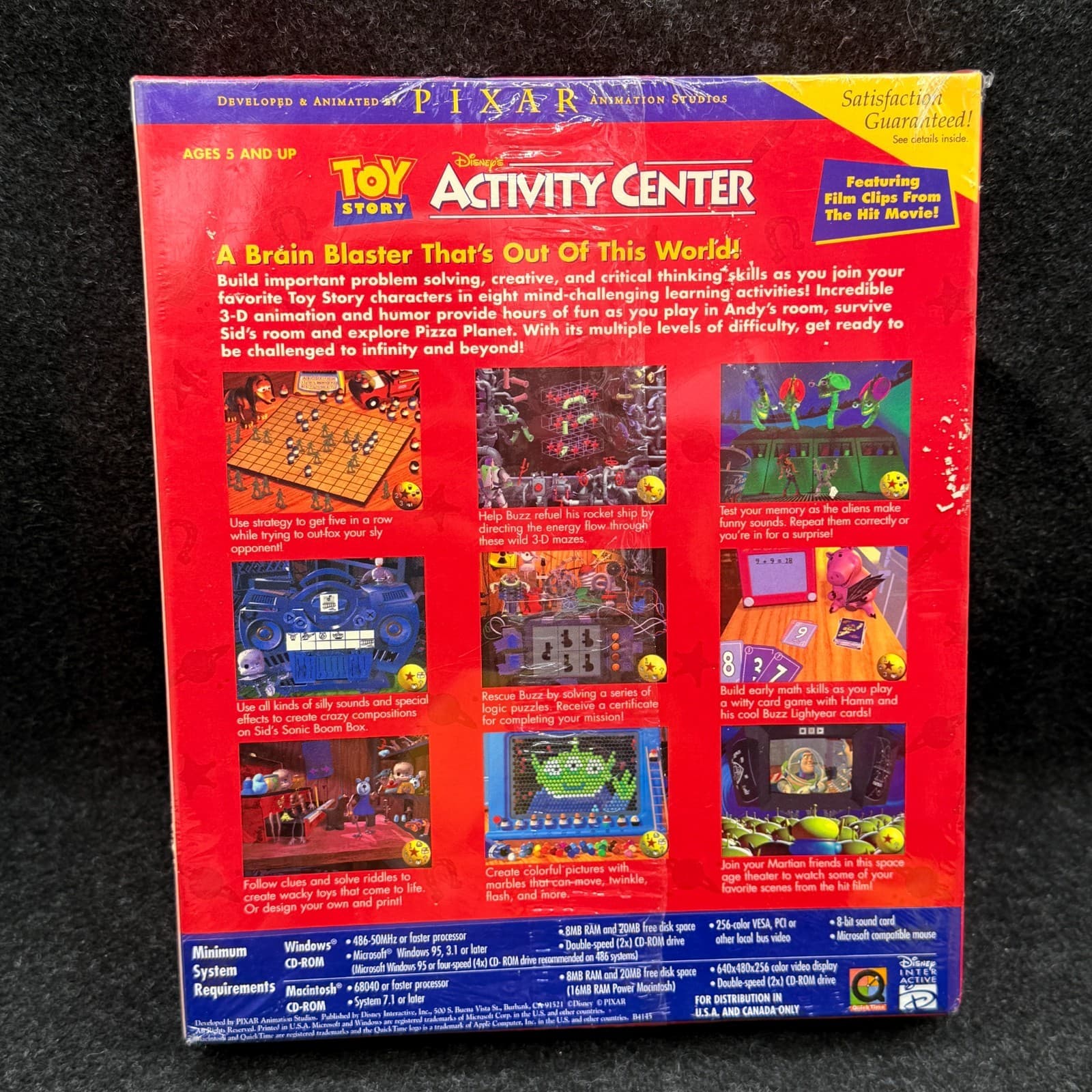 Disney's Toy Story Activity Center (Windows/Mac, 1996) Big Box Brand New - Thumbnail 6