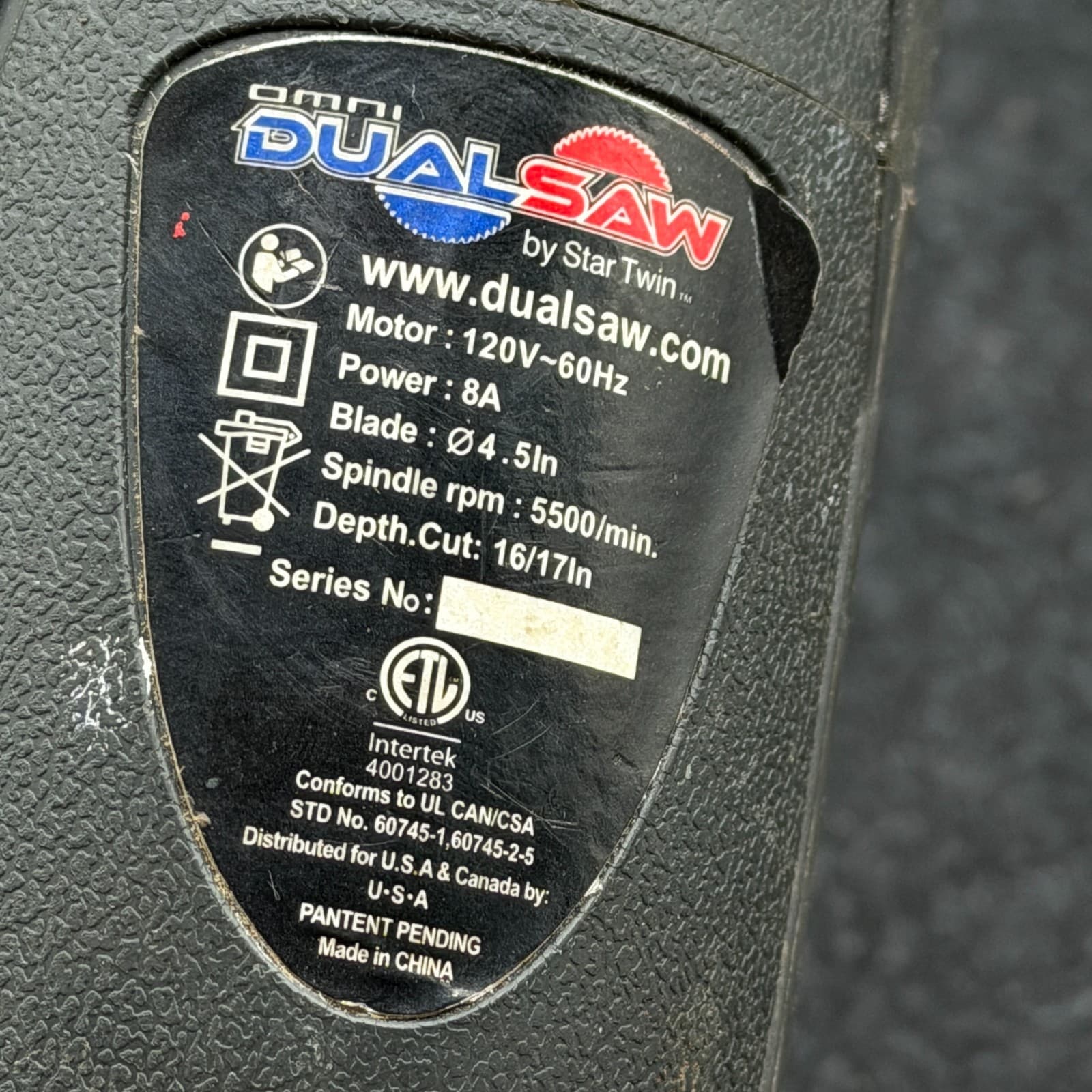 Omni Dual Saw By Star Twin 120V 4.5 Inch Blade Corded - Thumbnail 5