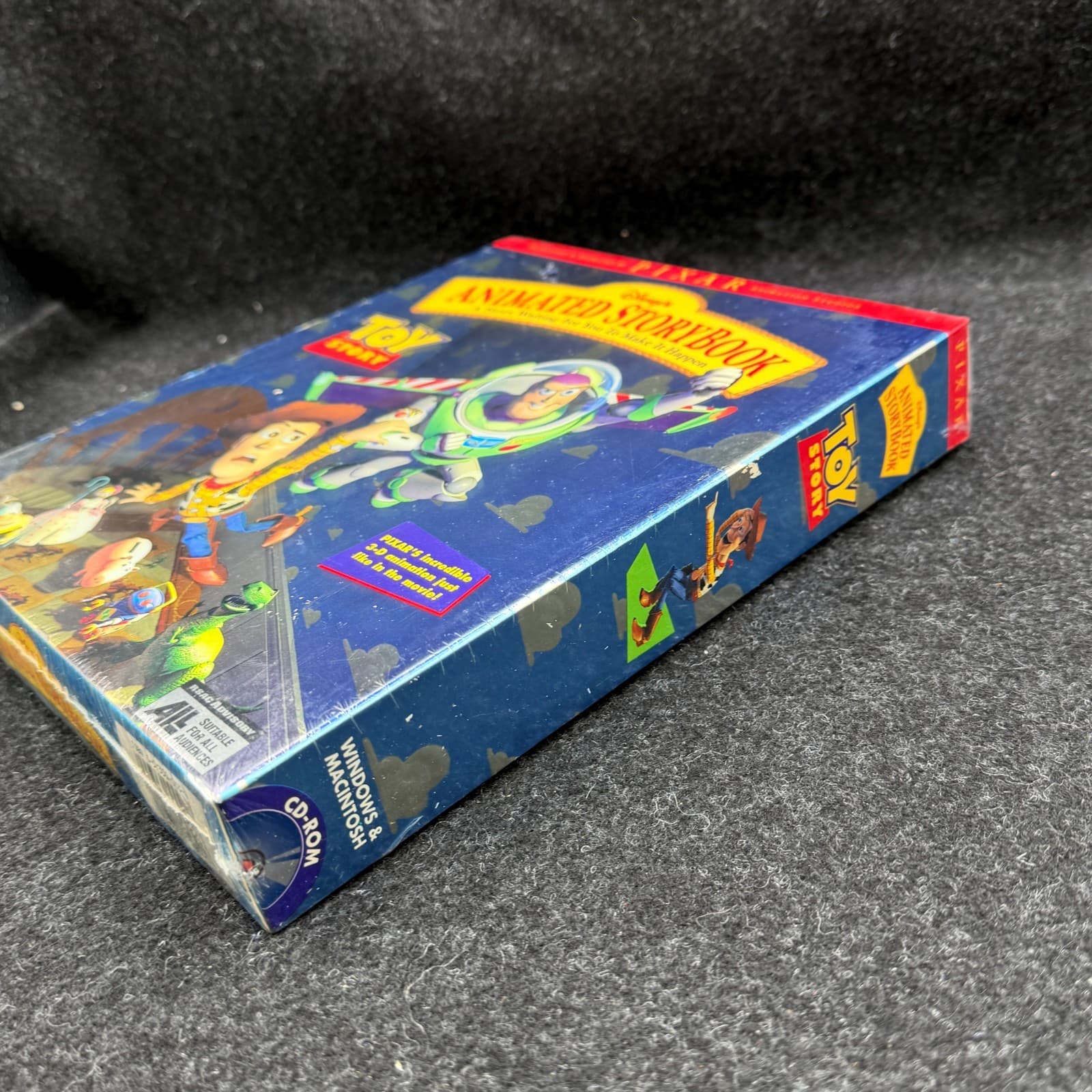 NEW Disney's Toy Story Animated StoryBook Windows/Macintosh 1996 Big Box Sealed - Thumbnail 3