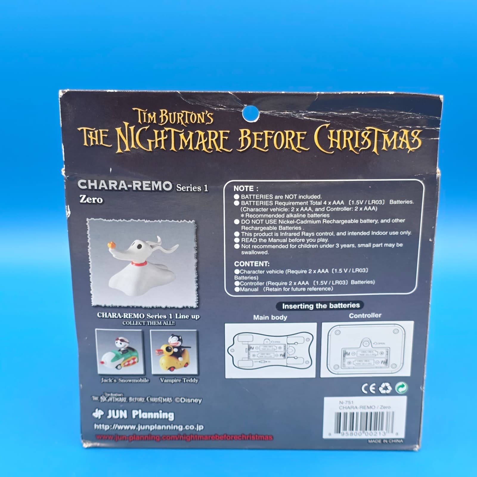 Tim Burton’s Nightmare Before Christmas Chara Remo Zero Series 1 New in Box - Thumbnail 4