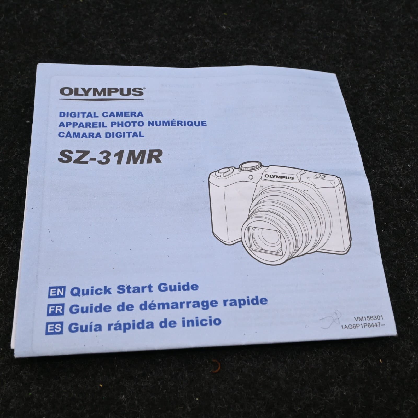 Olympus SZ-31MR 16MP Digital Compact Camera w/ Battery & Charger Tested & Workin - Thumbnail 3