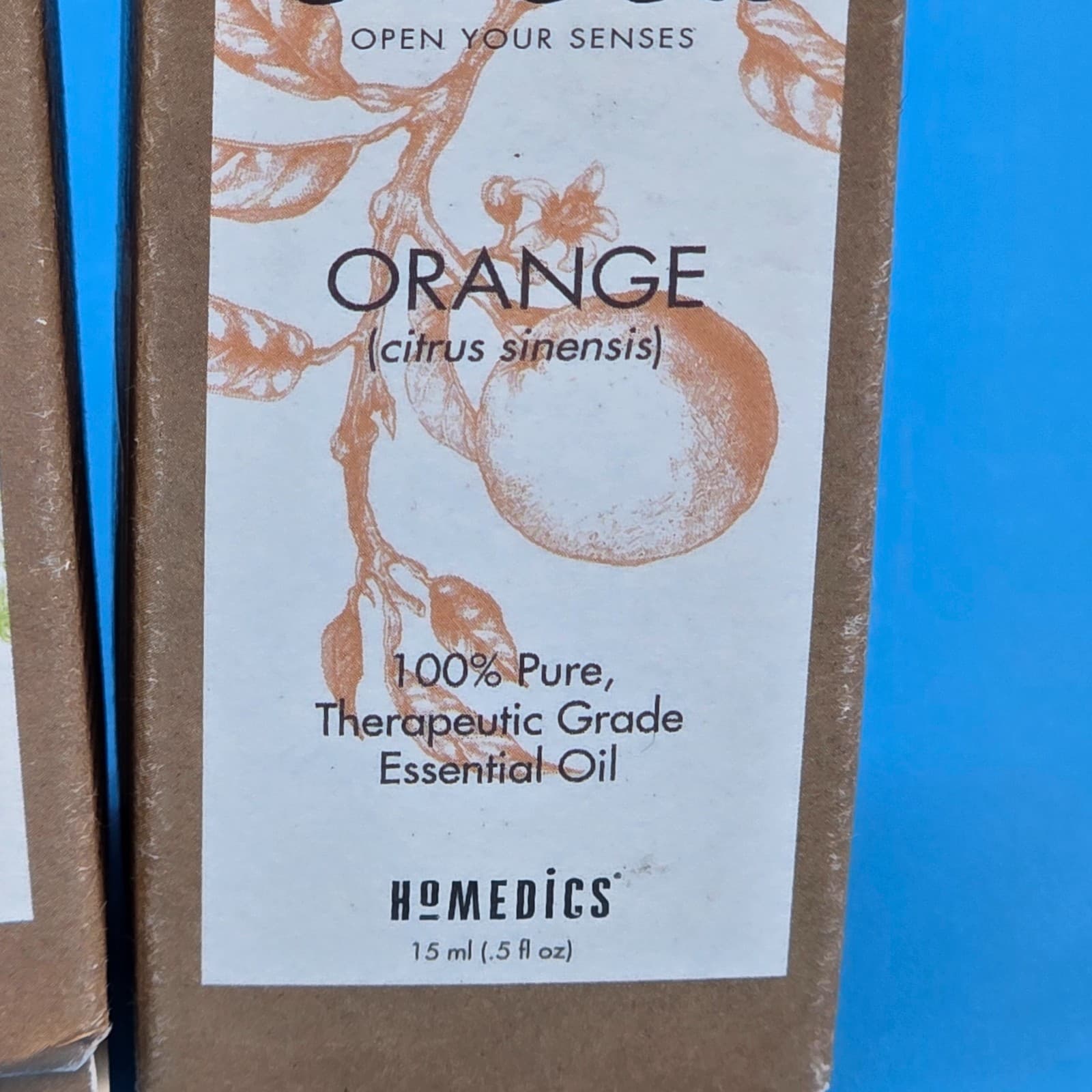 2x Ellia Get Going & Orange Therapeutic Pure Essential Oil Homedics 0.5 oz - Thumbnail 3