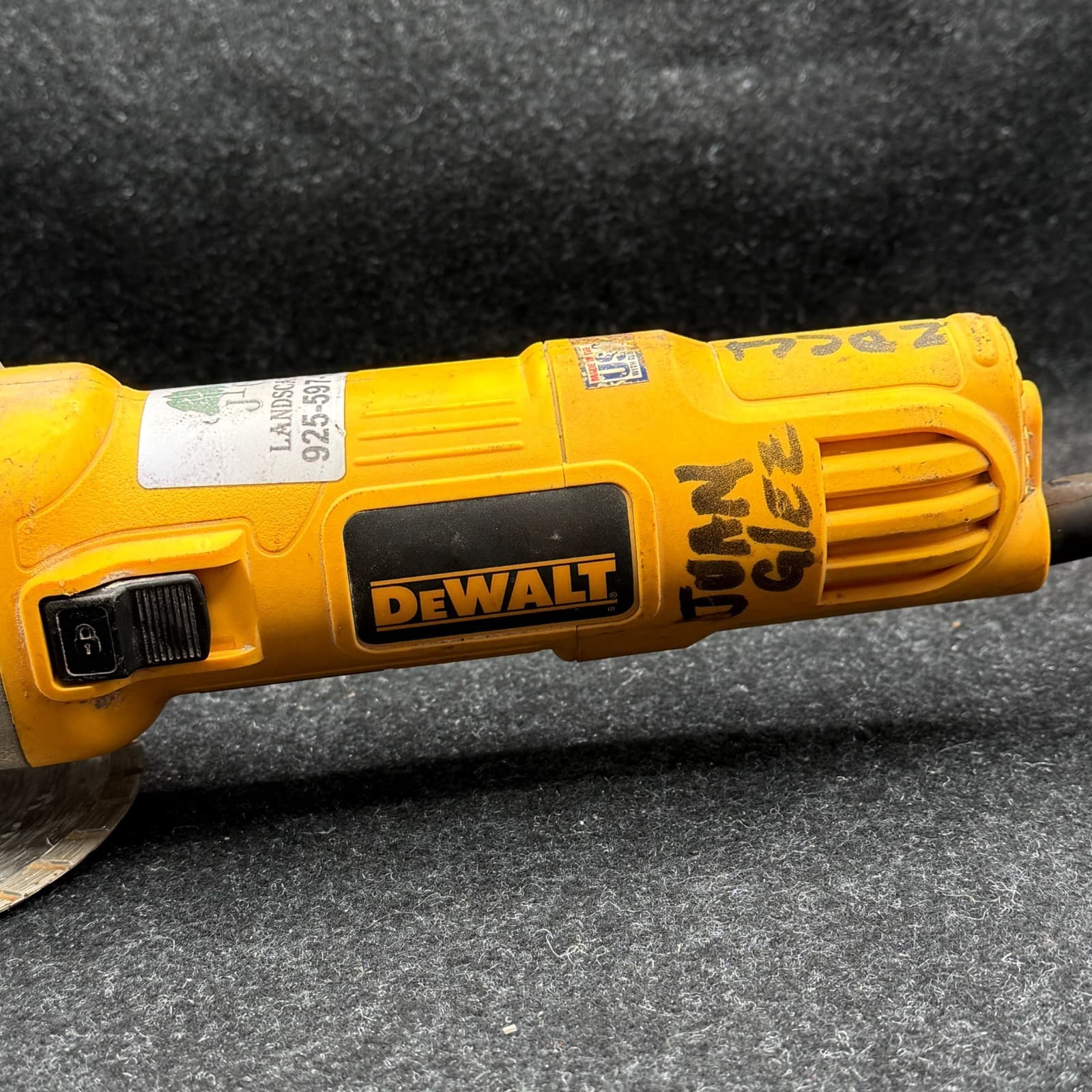 Dewalt DWE4011 4-1/2 in. Small Angle Grinder Used - Thumbnail 2