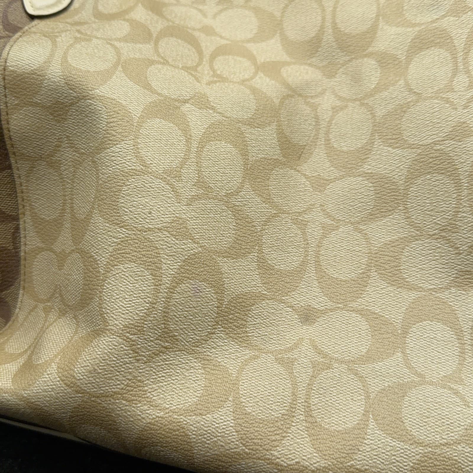 Coach Hallie Shoulder Bag with Snakeskin embossed Trim on zipper - Thumbnail 7