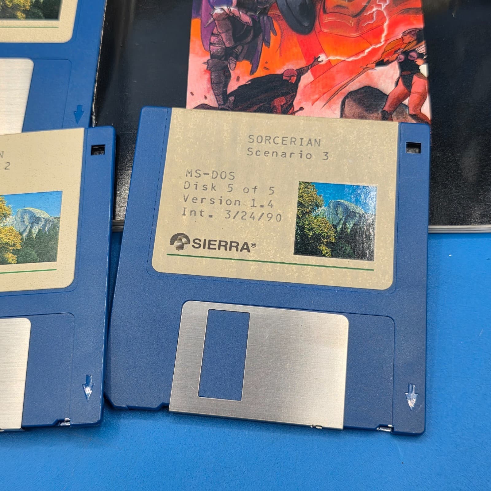 Sorcerian (PC, 1990) 5 Disks With Manual And Inserts Big Box - Thumbnail 11