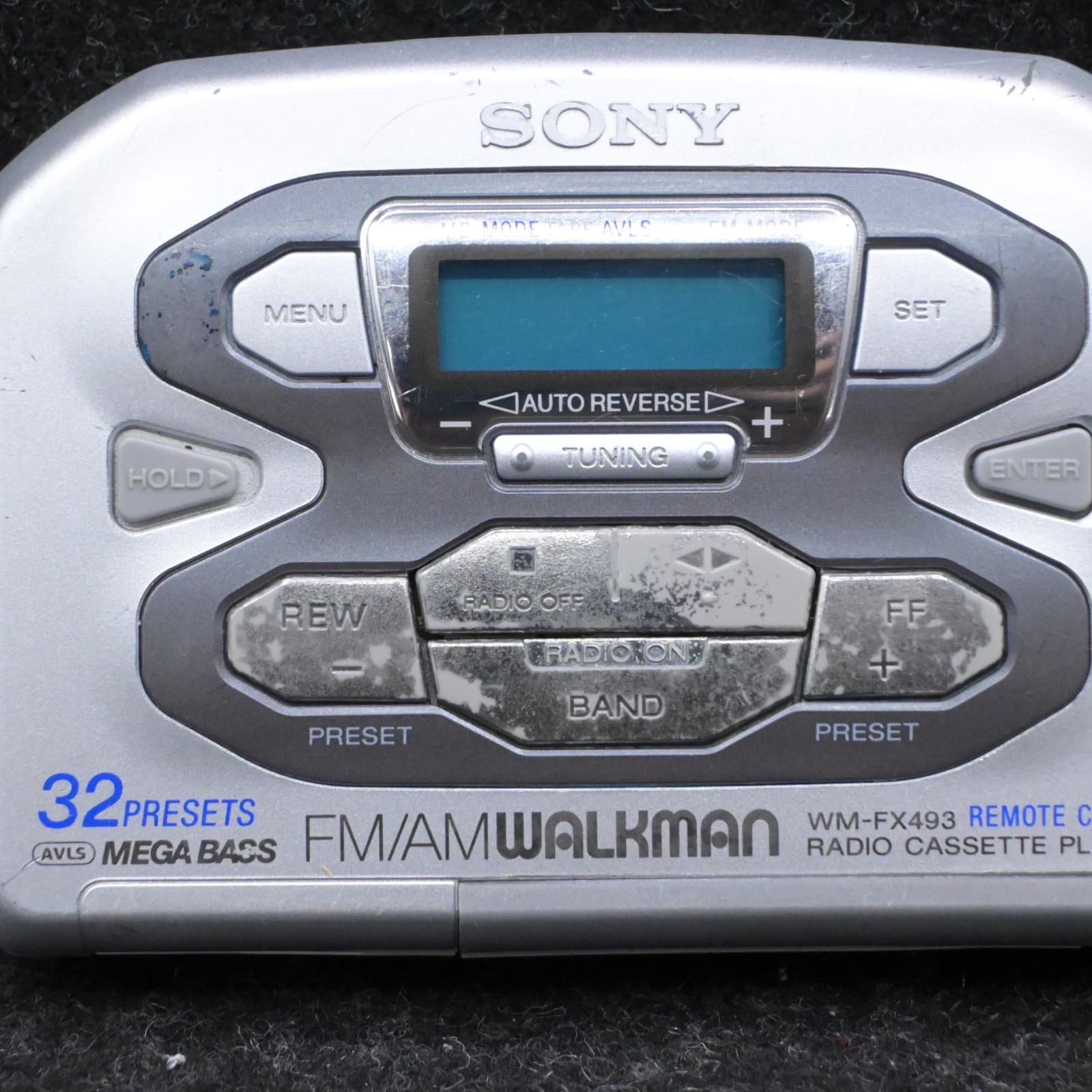 Sony Walkman WM-FX493 Portable AM/FM Radio Cassette Player - Tested/Working - Thumbnail 2