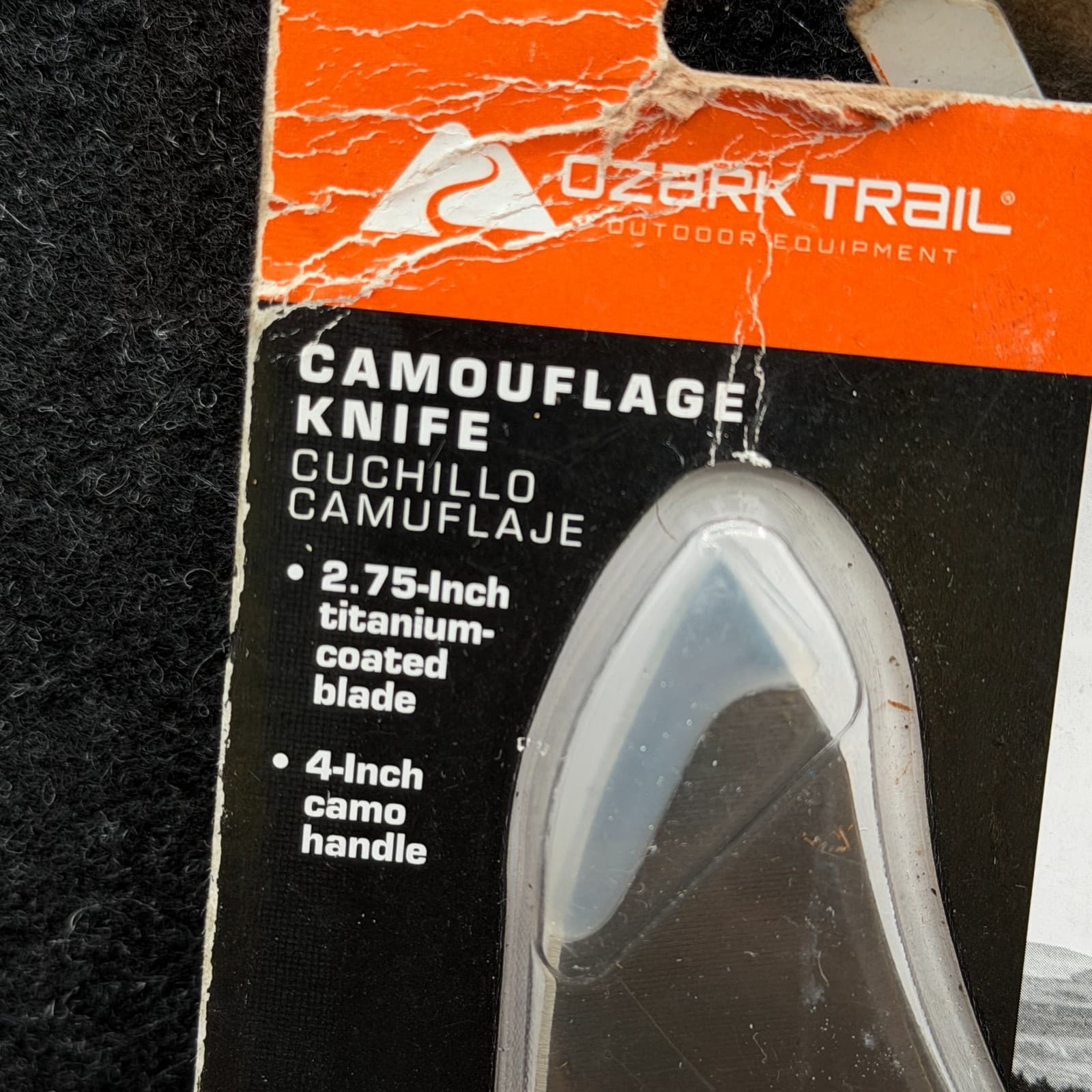 Ozark Trail Camouflage Pocket Knife with Clip & Everyday Carry Rivet Knife - Thumbnail 5