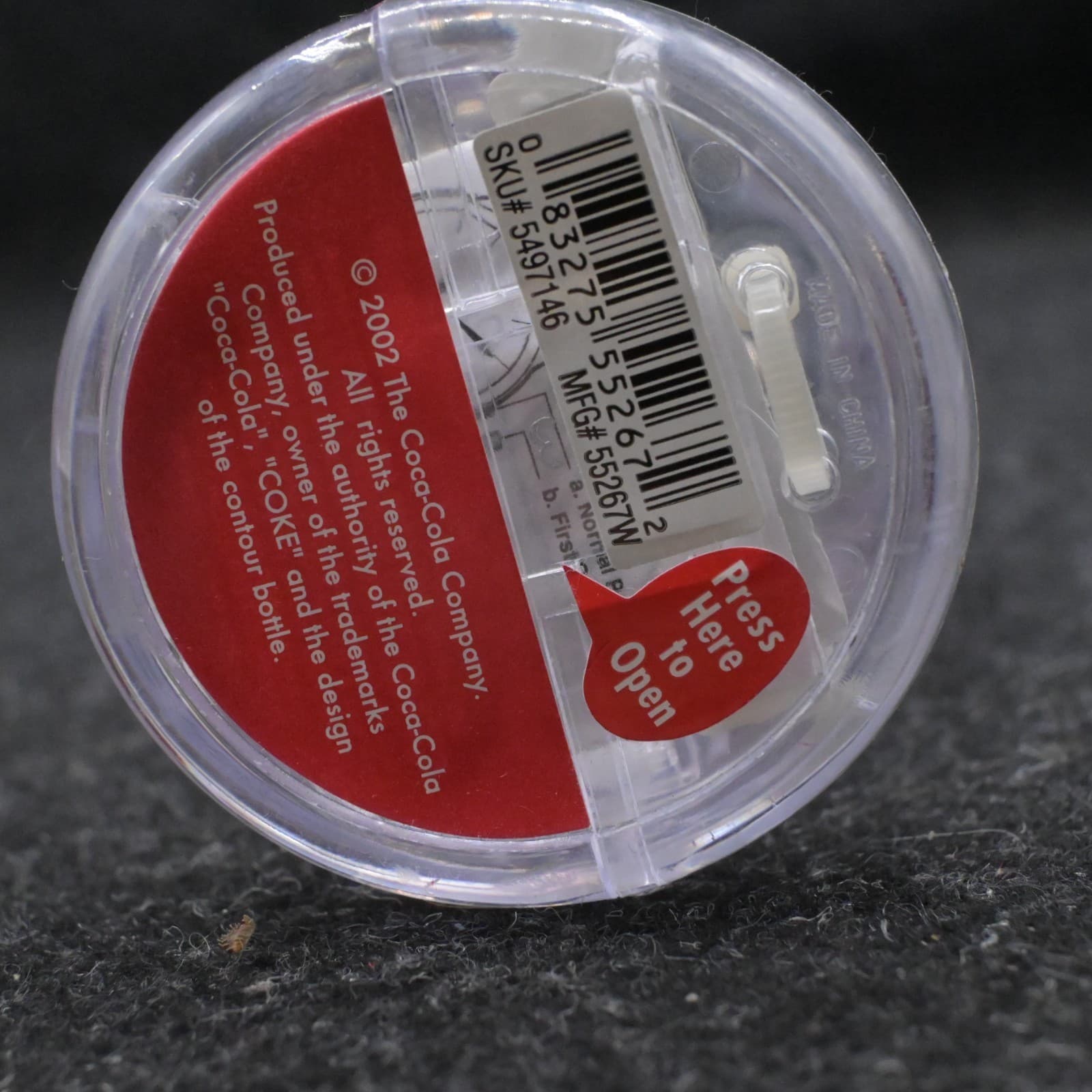 NOS 2002 Enjoy Coca-Cola Watch in Plastic Contour Coca-Cola Bottle Bank #55267W - Thumbnail 6