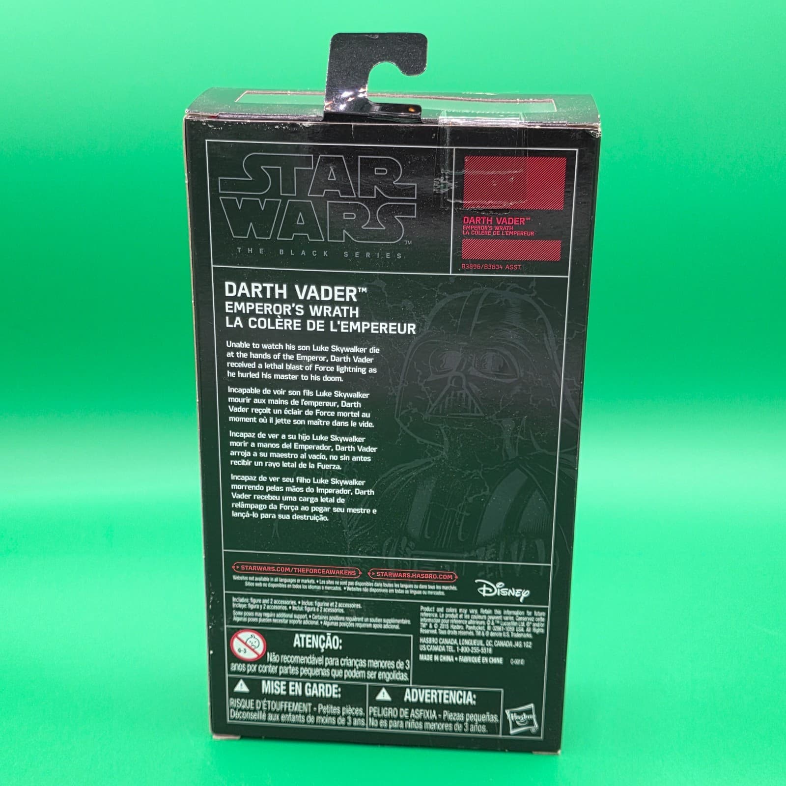 Star Wars The Black Series: Darth Vader (Emperor's Wrath) B3896/B3834 NIB - Thumbnail 6