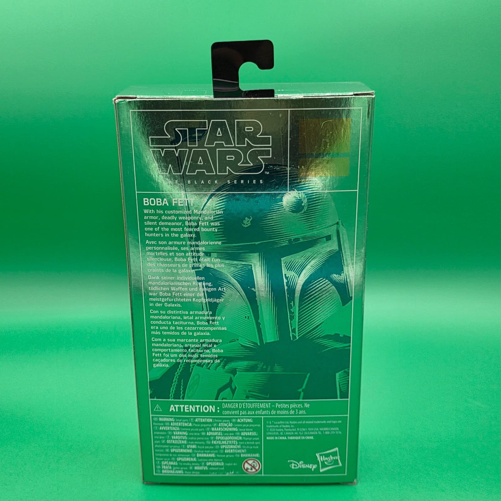 Hasbro Star Wars The Black Series Carbonized Boba Fett 6" Figure New Sealed - Thumbnail 7