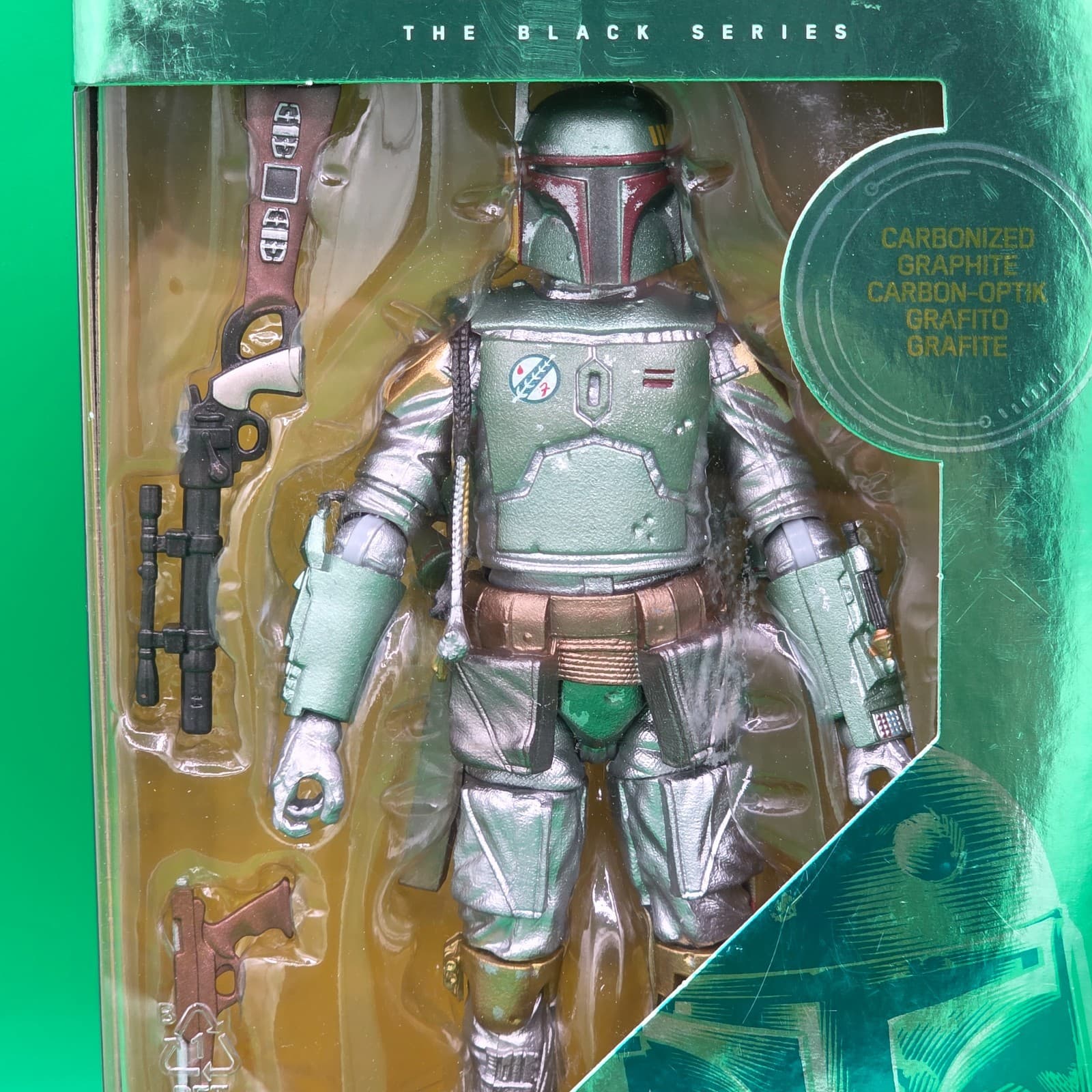 Hasbro Star Wars The Black Series Carbonized Boba Fett 6" Figure New Sealed - Thumbnail 2