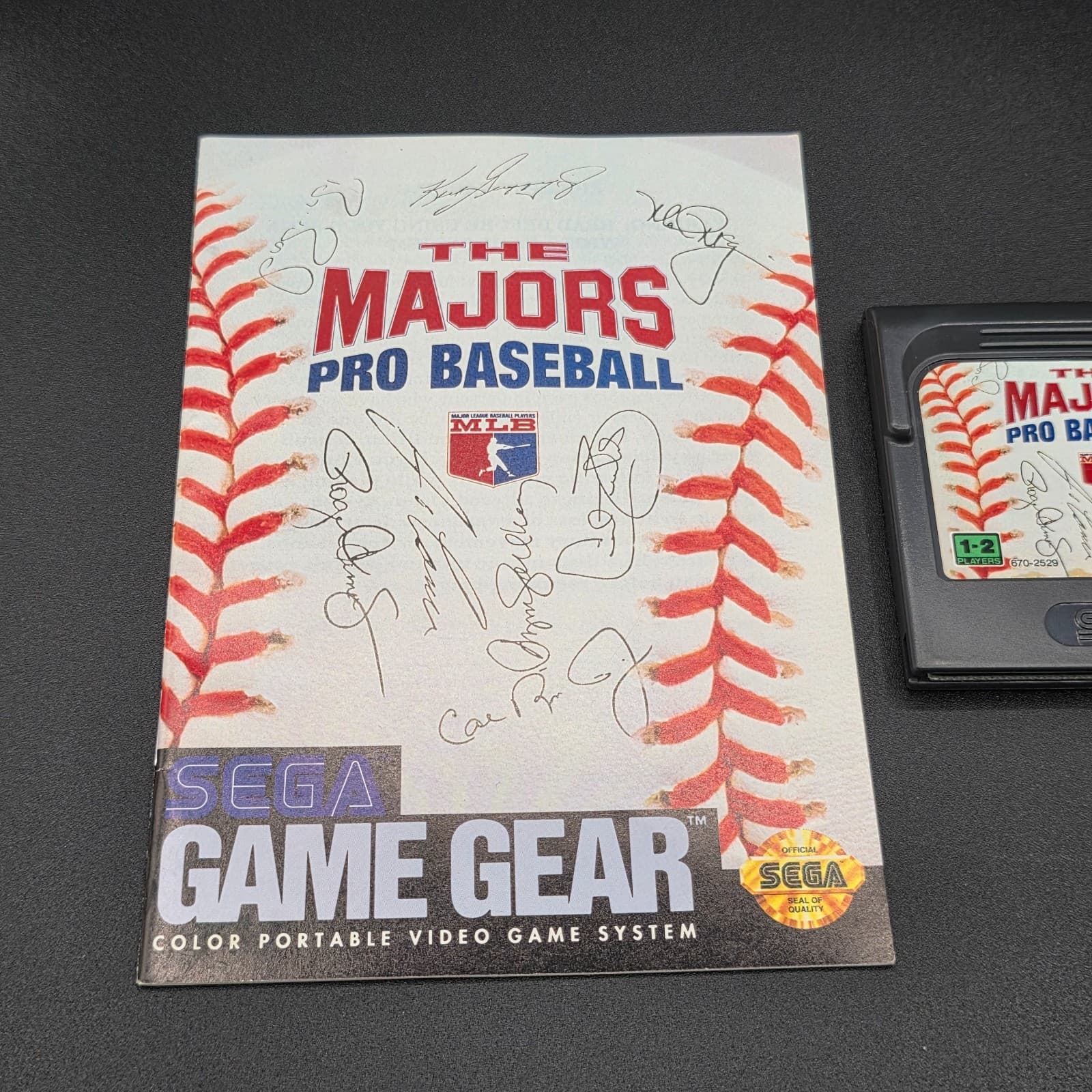 The Majors Pro Baseball Sega Game Gear Game w/Manual Tested - Thumbnail 3
