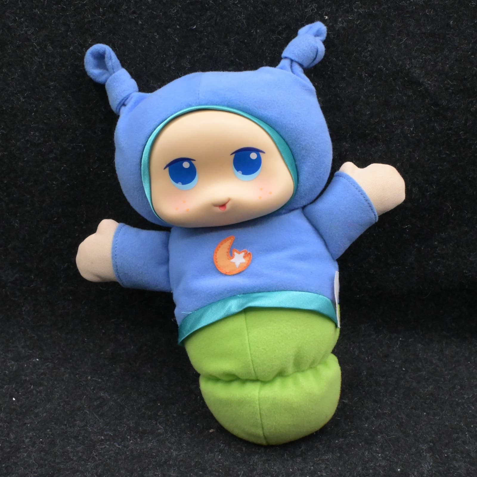 2009 Playskool Lullaby Gloworm Blue Musical Lights Works. - Thumbnail 3