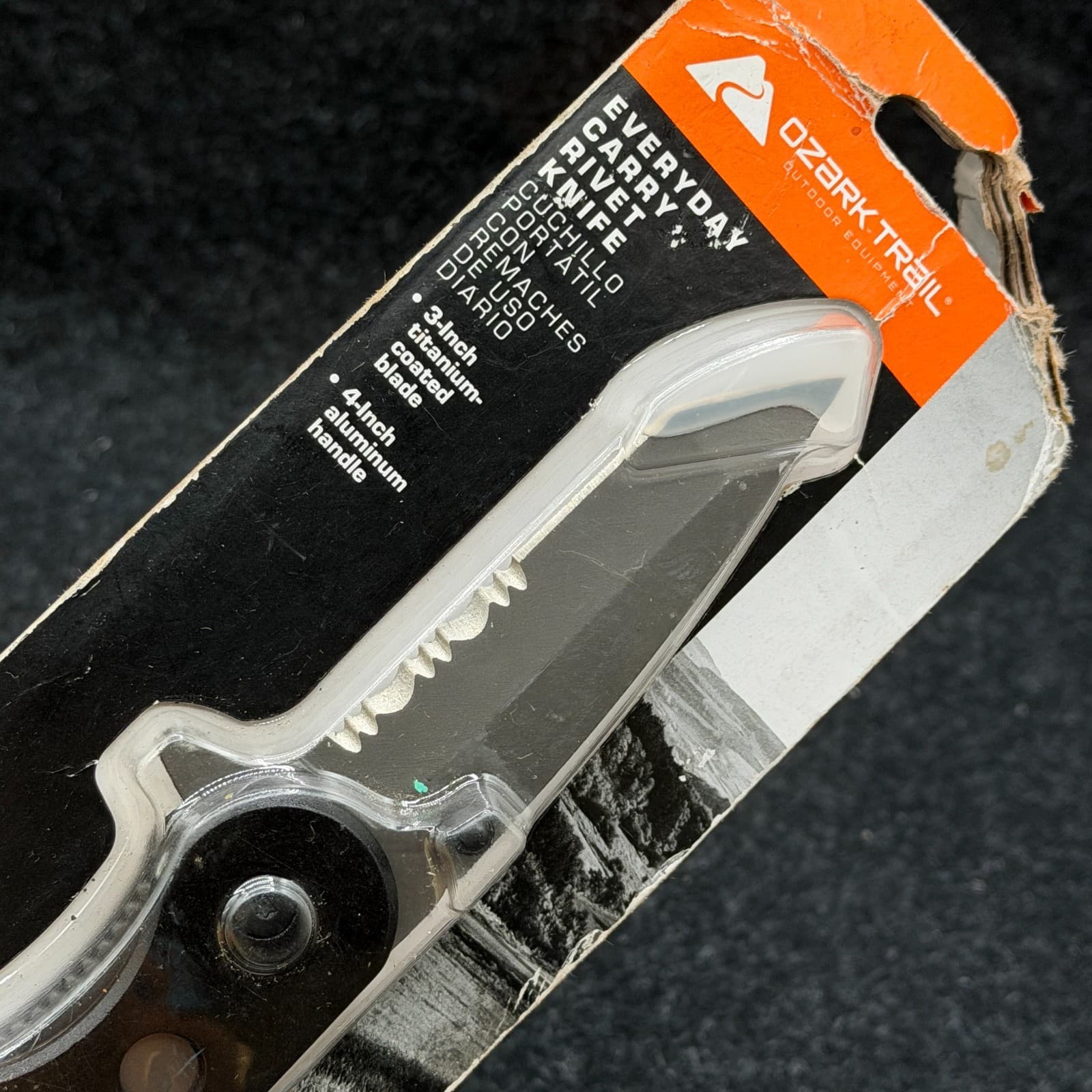 Ozark Trail Camouflage Pocket Knife with Clip & Everyday Carry Rivet Knife - Thumbnail 10