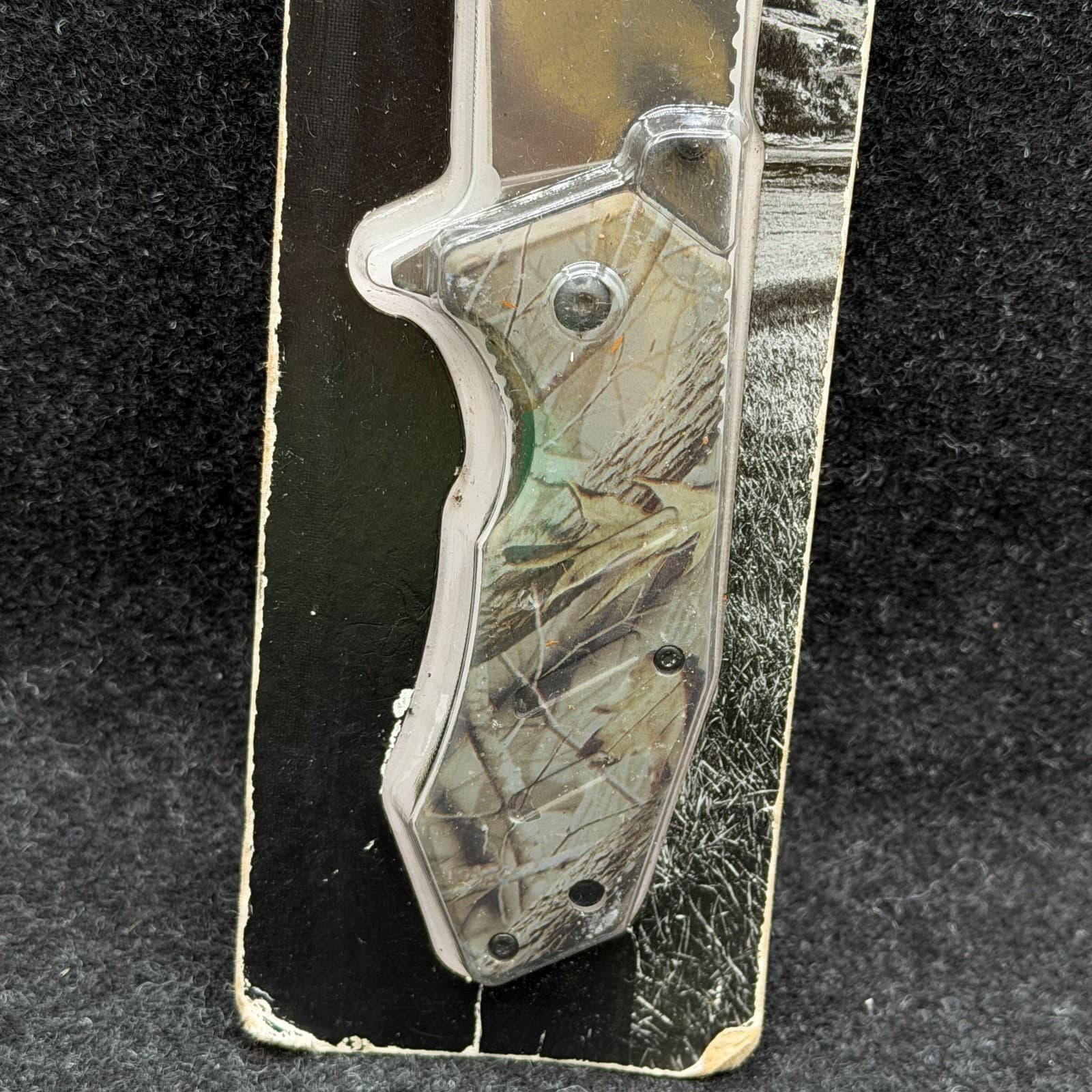 Ozark Trail Camouflage Pocket Knife with Clip & Everyday Carry Rivet Knife - Thumbnail 3