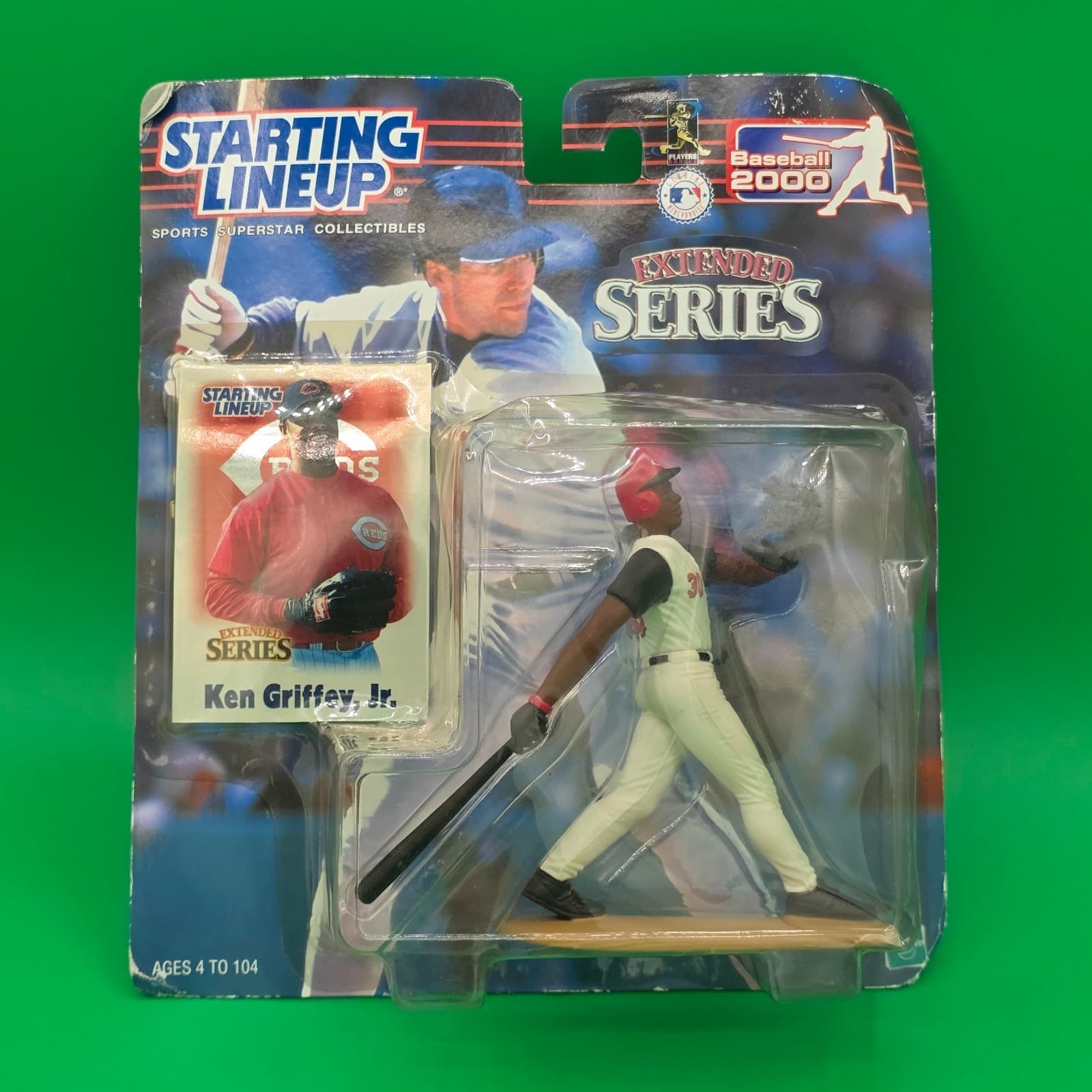 Starting Lineup Extended Series Ken Griffey Jr Action Figure 2000 Hasbro New - Thumbnail 3