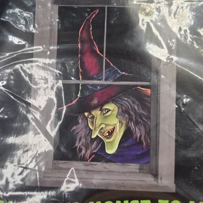 WOWindow Posters! Halloween Feeny The Witch Translucent Window Poster 35"x60" - Thumbnail 3