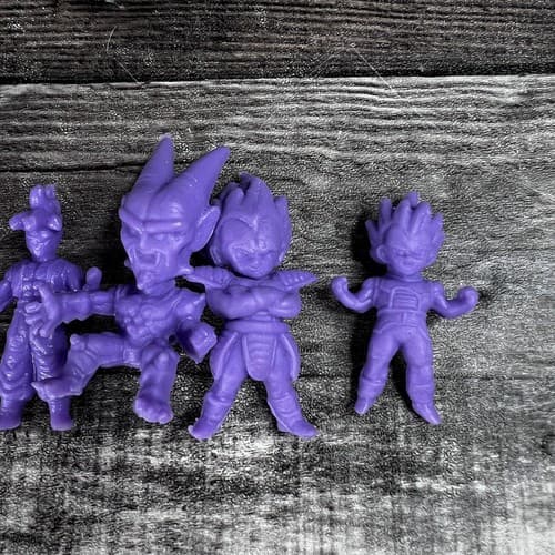 Bandai Dragon Ball Z Gotenks Goku Android 17 Keshi Rubber Eraser Anime Figure - Thumbnail 2