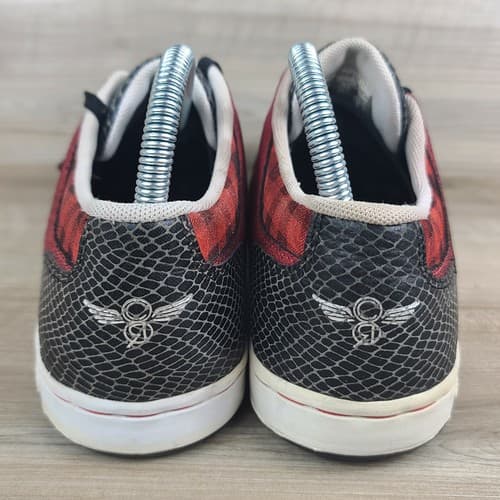 Creative Recreation Men Size 8 Cesario Low Casual Plaid Buffalo Snake skin Shoes - Thumbnail 5