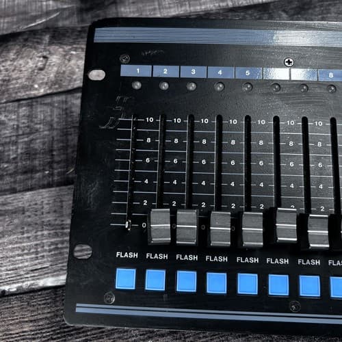 FOR PARTS OR REPAIR Lite-Puter C-801 8 Channel Light Dimmer Control Console - Thumbnail 3