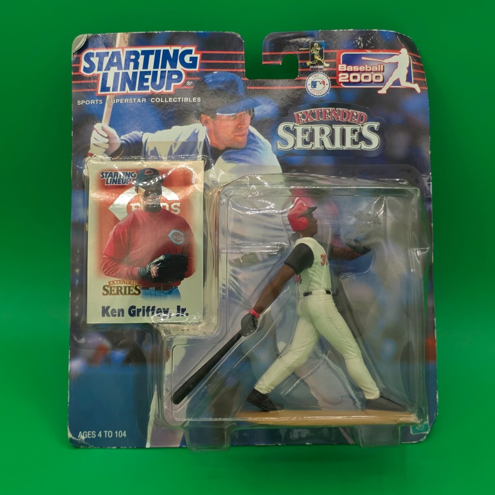 Starting Lineup Extended Series Ken Griffey Jr Action Figure 2000 Hasbro New - Thumbnail 4