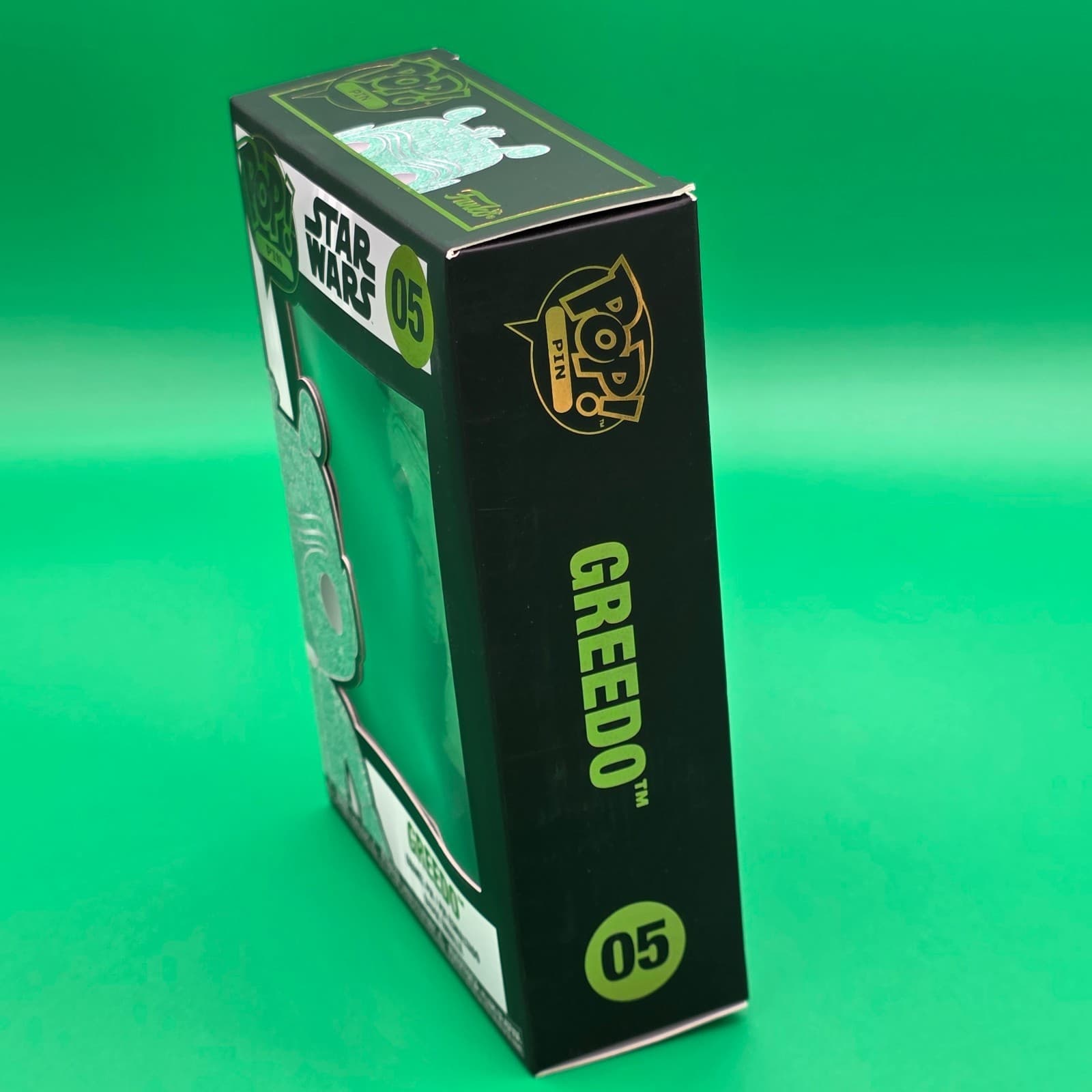 SEALED Star Wars Glitter CHASE Greedo 05 (Pop Pin) Enamel Pin BRAND NEW - Thumbnail 7